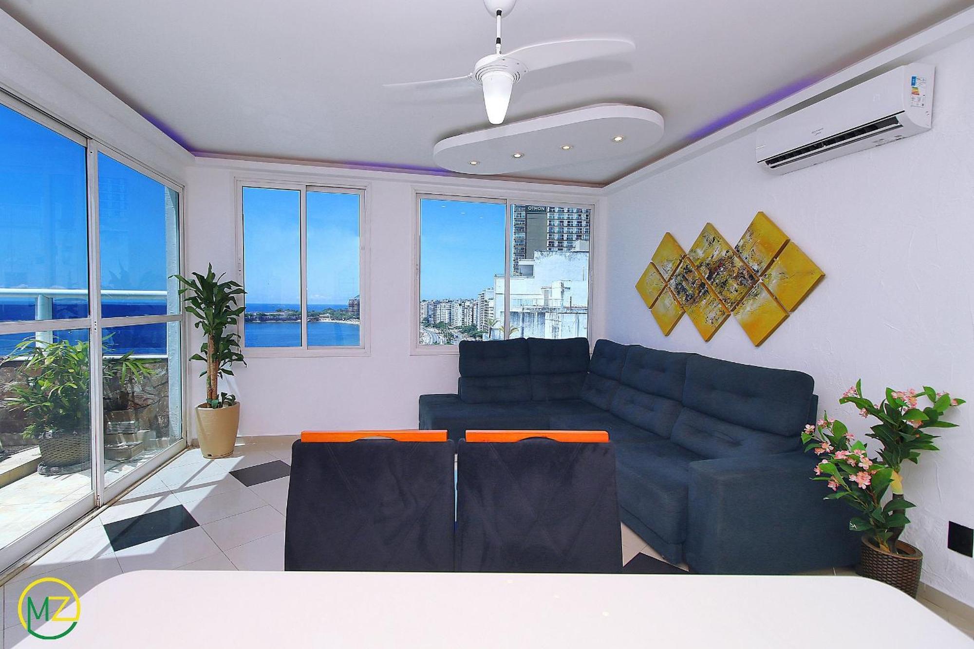 Incrivel Cobertura C/ Jacuzzi & Vista Frontal Mar * Rio de Janeiro